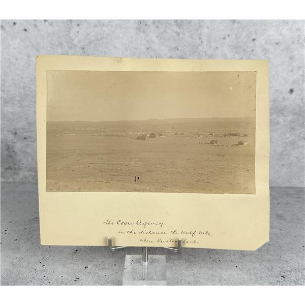 Crow Indian Agency Montana Photo Custer Battle