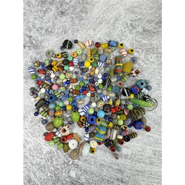 Group Of Antique Indian Glass Trade Beads