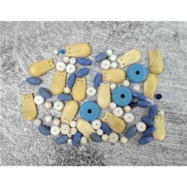 Antique Native American Indian Glass Trade Beads