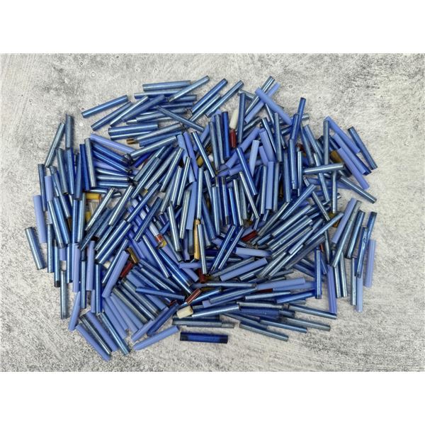 Antique Native American Glass Tube Beads