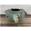 Image 3 : Zuni Indian Fetish Spirit Bowl Turquoise Encrusted