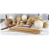 Image 1 : Group Of Gourds & Ostrich Eggs