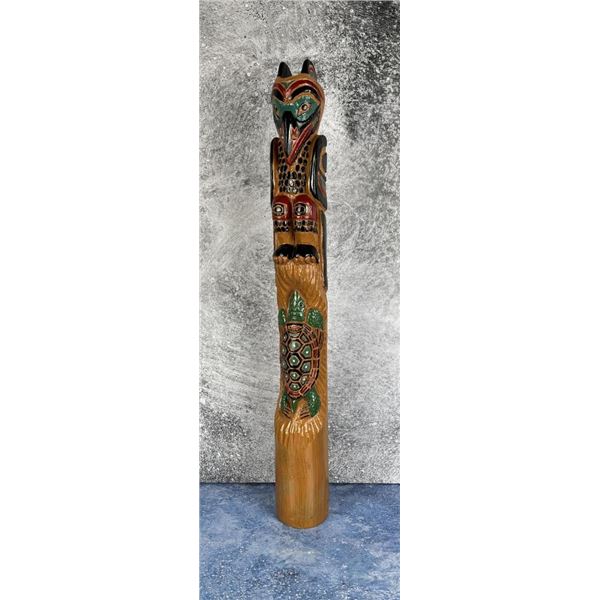 George Gulli Victor Montana Handcarved Totem Pole