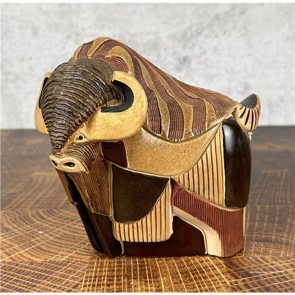 Artesania Rinconada Uruguay Pottery Water Buffalo