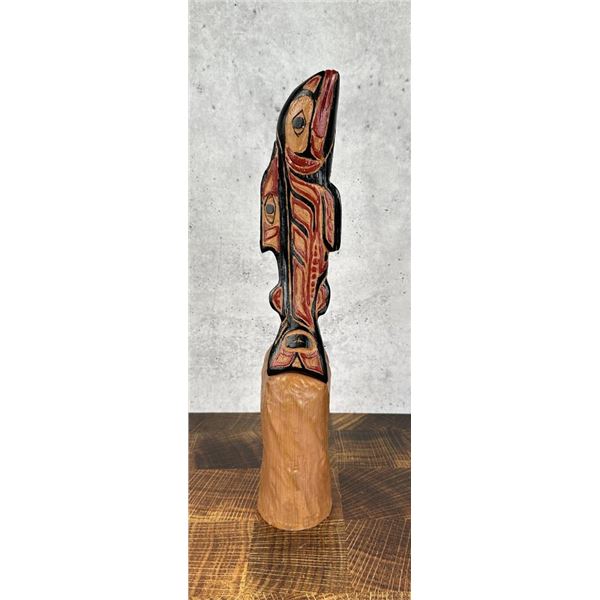 George Gulli Victor Montana Haida Fish Carving