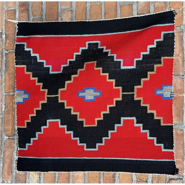 Antique Moki Navajo Child Size Chiefs Blanket