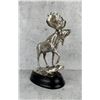 Image 2 : Silvertone Moose Statue Sculpture