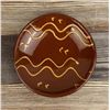 Image 1 : Turtle Creek Potters Slip Decorated Redware Plate
