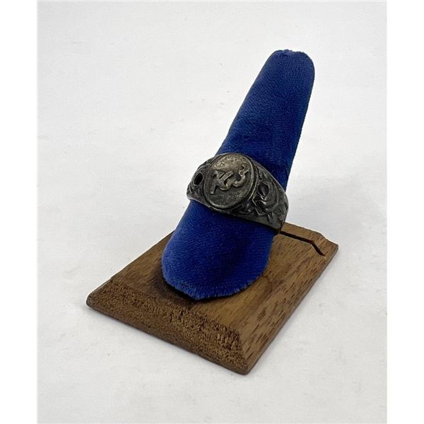 Sterling Silver Ranch Brand Cowboy Ring