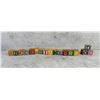 Group of Vintage Wood Toy Letter Blocks