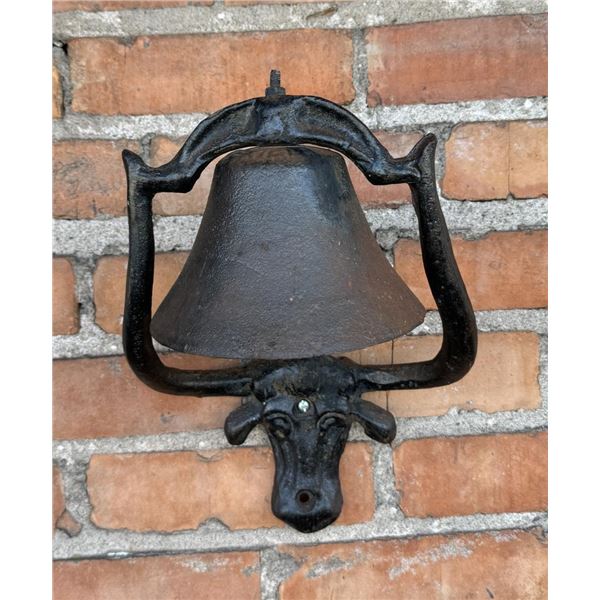 Montana Ranch Cast Iron Steer Head Dinner Bell