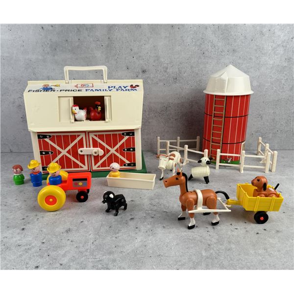1967 Fisher Price Family Farm Play Set