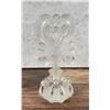 Image 1 : Pressed Glass Ornate Perfume Bottle