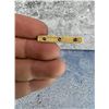 Image 5 : 14K Gold Amethyst Bar Pin