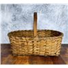 Image 1 : Antique Country Primitive Splint Gathering Basket