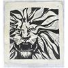 Margaux Goodwill Woodblock Print Of Lion