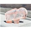 Image 2 : Carved Rose Quartz Buffalo Fetish