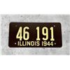 Image 1 : 1944 Illinois Automobile License Plate