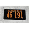 Image 1 : 1945 Illinois Automobile License Plate