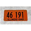 Image 1 : 1948 Illinois Automobile License Plate
