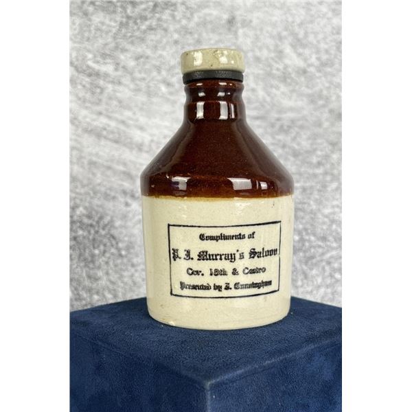 San Francisco California Saloon Crock Mini Jug