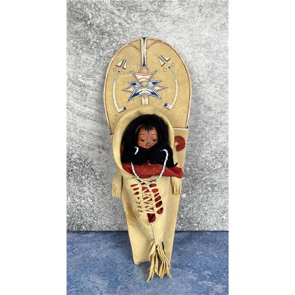 Joe De Yong Painted Montana Indian Cradleboard