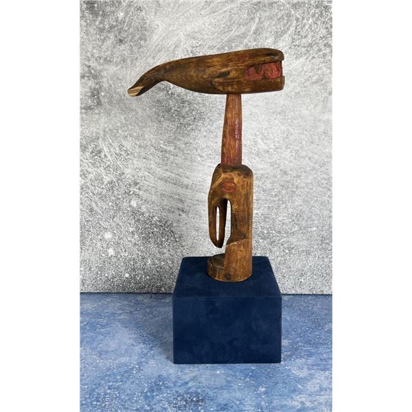 Antique Northwest Coast Indian Whale Totem Pole