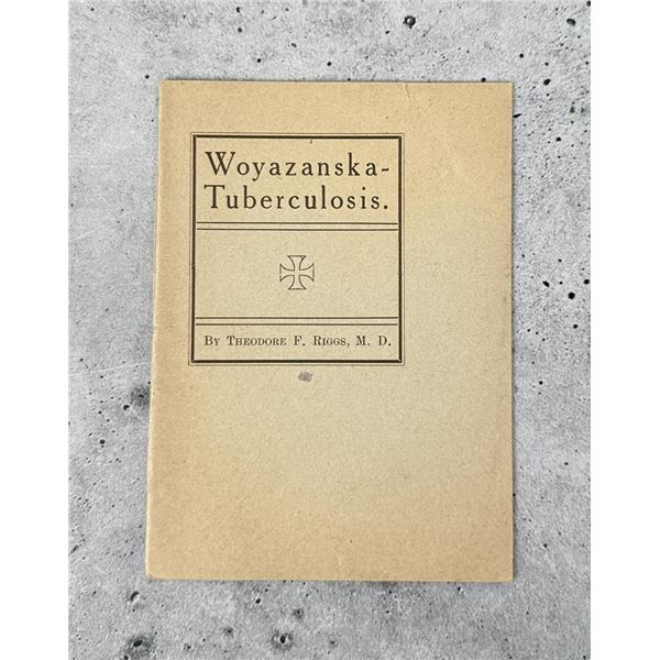 Woyazanska Tuberculosis Dakota Indian Language