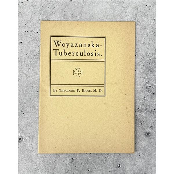 Woyazanska Tuberculosis Dakota Indian Language
