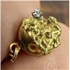 Image 5 : Montana Gold Nugget & Diamond Tie Tack