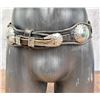 Image 2 : Navajo Sterling Silver Turquoise Concho Belt
