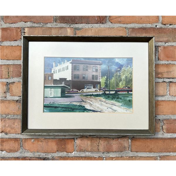 Walter Hook Missoula Montana Watercolor Painting