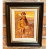 Image 1 : Roy Andersen Oil on Board Indian Painting