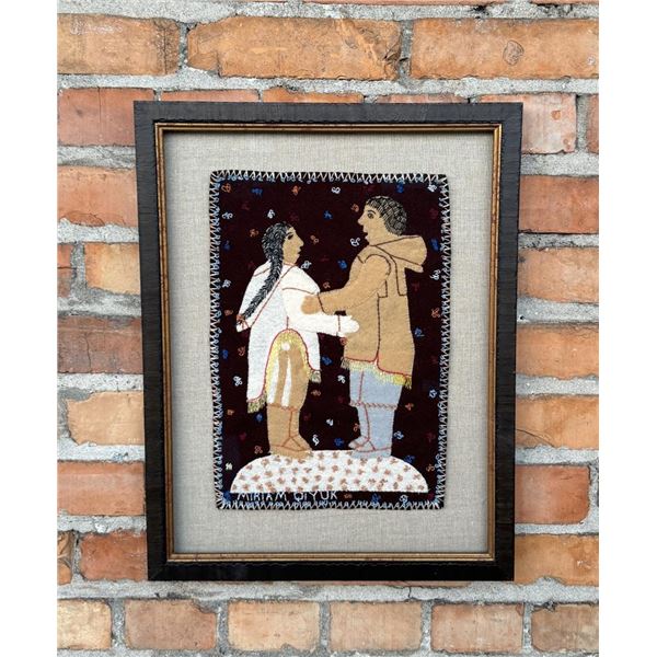 Miriam Marealik Qiyuk Inuit Felt Embroidery