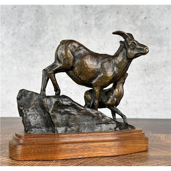 Dan Ostermiller Bighorn Sheep Ewe Bronze