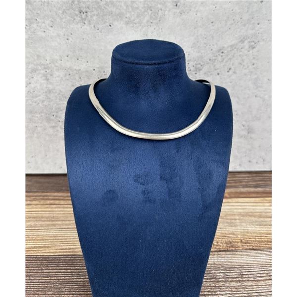 Jacqueline Silver Navajo Sterling Collar Necklace