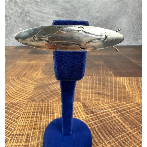 Navajo Sterling Silver Hair Barrette