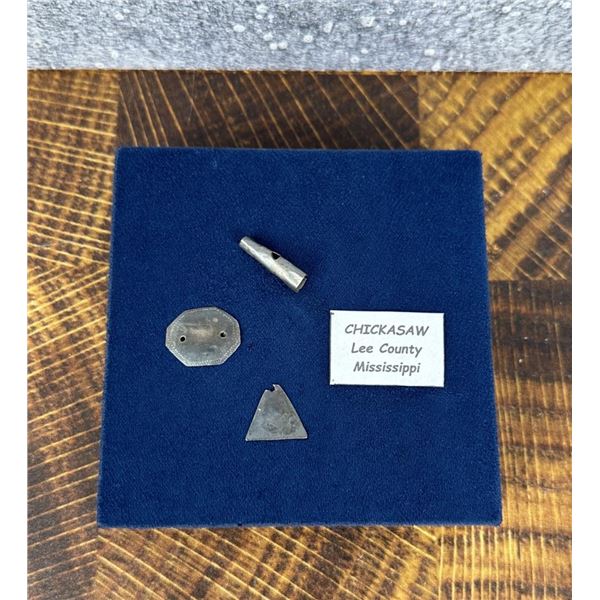 Chickasaw Indian Silver Trade Items