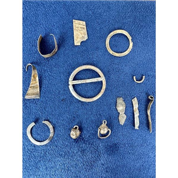 Silver Trade Ornaments From Fur Trade Era