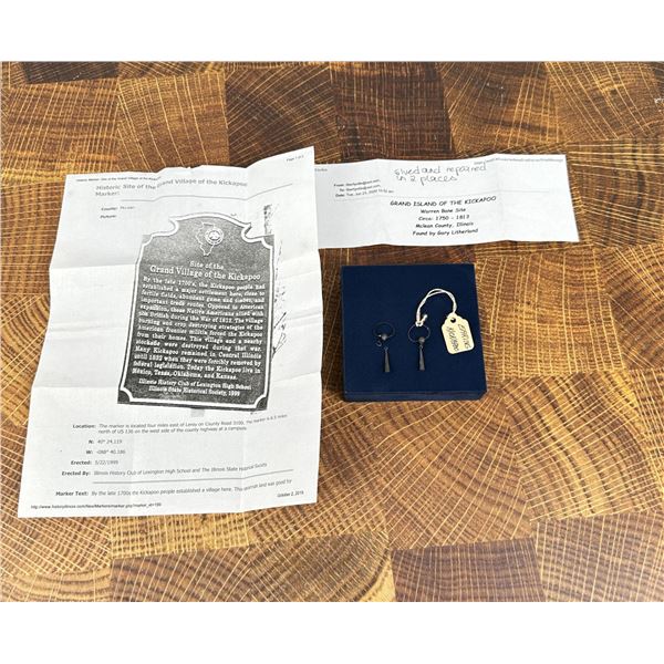 Kickapoo Indian Silver Trade Earrings