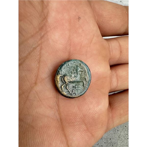Ancient Philip II 359-336 Macedonia Bronze Coin