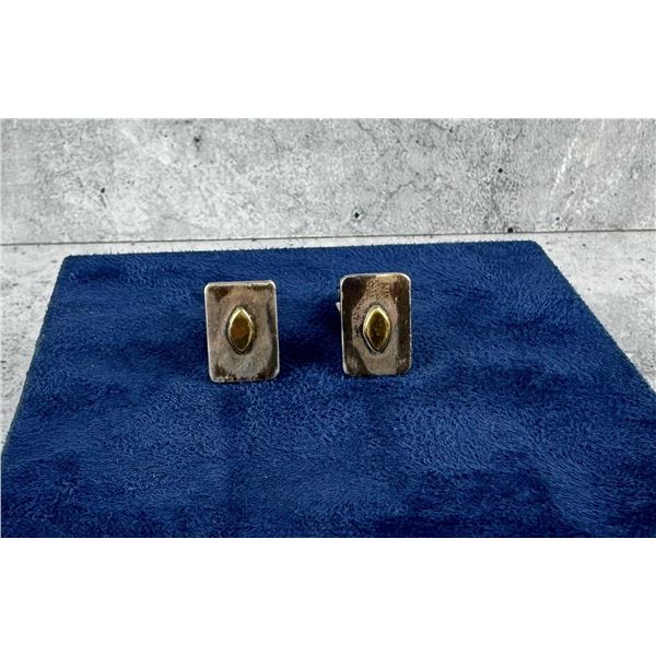 Taxco Mexico Sterling Silver Cufflinks