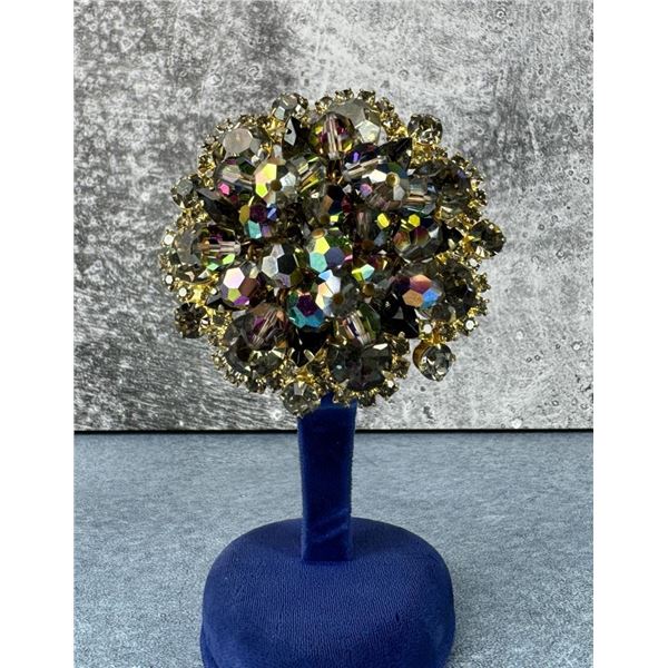 Juliana DeLizza & Elster Rhinestone Brooch