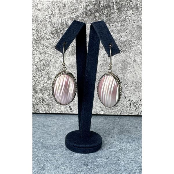 Sterling Silver Mother of Pearl Earrings