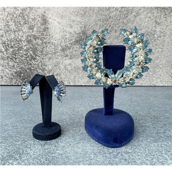 Rhinestone Costume Jewelry Suite