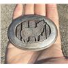 Image 1 : Tom Bahe Navajo Sterling Silver Belt Buckle