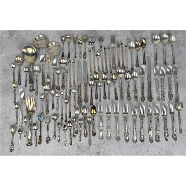 Large Group of Sterling Silver Flatware