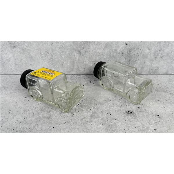 Glass Car Candy Containers