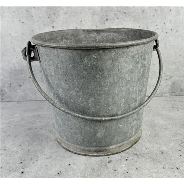 Heavy Galvanized Farm Milk Bucket
