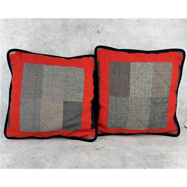 Tweed Patchwork Pillows